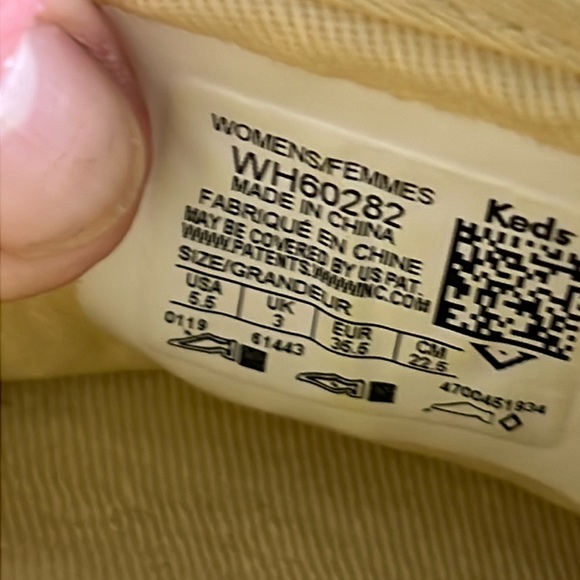 Keds double Decker slip on sneakers pale yellow suede - Picture 8 of 8